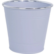 Pflanzgefäß Metall rund Ø 14 cm H 12,7 cm lila