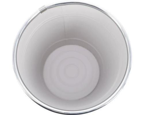 Metall Eimer Innenansicht