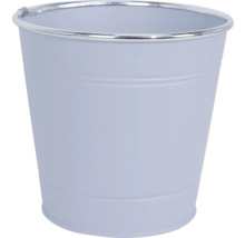 Pflanzgefäß Metall rund Ø 16 cm H 14,7 cm lila