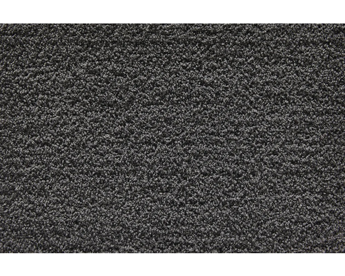 Teppichboden Shaggy Softness anthrazit FB97 400 cm breit (Meterware) Nahaufnahme eines grauen Teppichs