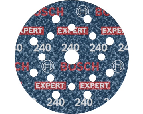 Schleifpapier mit Körnung 240 und Löchern für eine Staubabsaugung