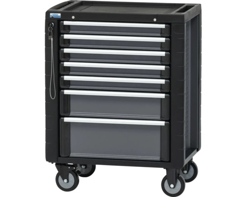 Wagen Werkstattwagen Küpper made in Germany 725x930x465 mm 7 Schubladen hellgrau Werkzeugwagen mit sieben Schubladen und Rollen