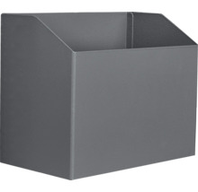 Grauer Wandbriefkasten zur Aufbewahrung von Post und Dokumenten