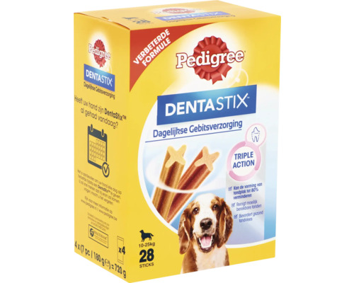 Pedigree Dentastix für Hunde zur täglichen Zahnpflege, Packung mit 28 Stück