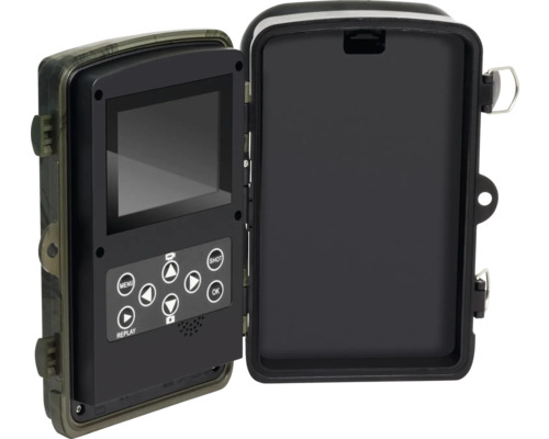 Wildkamera mit geöffnetem Gehäuse