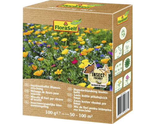 Blumenwiesensamen FloraSelf Nature 'Insektentreff' 100 g / 100 m²