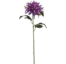 Künstliche Chrysantheme mit Stiel und Blättern