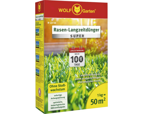 Wolf Garten Rasen Langzeitdünger Super Packung