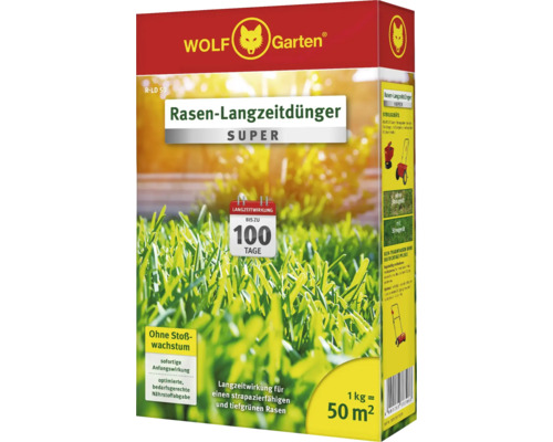 Rasen-Langzeitdünger WOLF-Garten 'Super' 0,5 kg für 50 m²