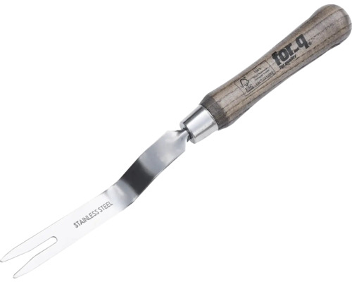 Unkrautstecher mit Edelstahlklinge und Holzgriff