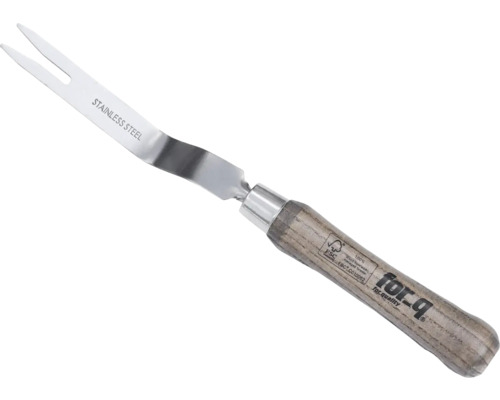 Edelstahl-Gartenkralle mit Holzgriff für Gartenarbeiten