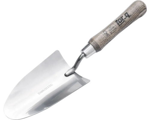 Edelstahl-Pflanzkelle mit Holzgriff