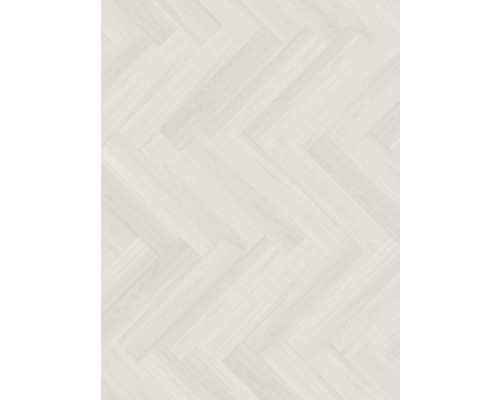 Hellfarbiger Holzboden im Fischgrätmuster