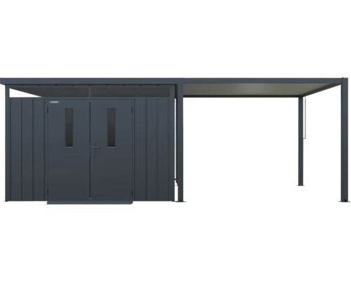 Geräteschuppen mit Vordach