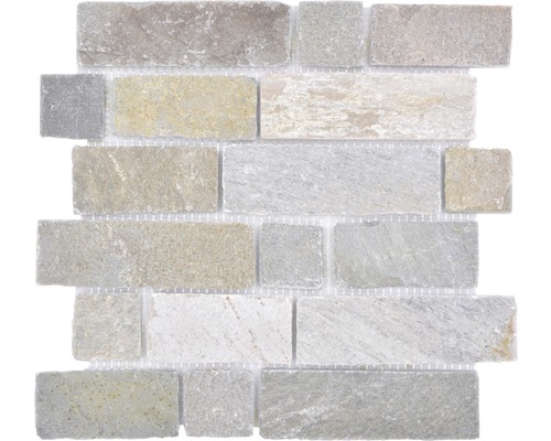 Natursteinmosaik XMS548N 32,7x30,7 cm beige matt Mosaikmatte aus Naturstein in verschiedenen Formaten