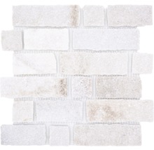Mosaikfliese aus Naturstein in Ziegeloptik