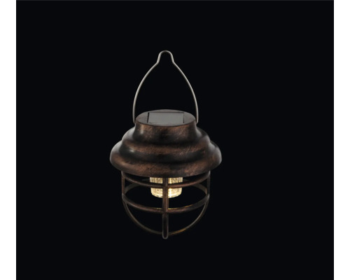 Dekorative Solar Laterne mit Tragegriff für den Aussenbereich