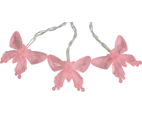 Lichterkette mit Schmetterlingen