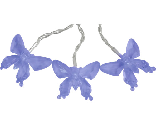 LED-Lichterkette mit Schmetterlingsmotiven