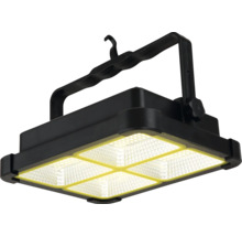 Schwarze LED-Arbeitsleuchte mit Aufhängevorrichtung