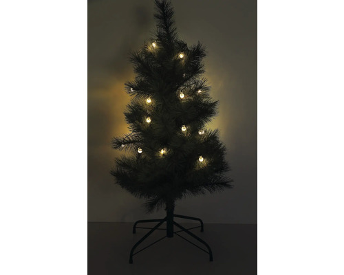 Künstlicher Weihnachtsbaum mit LED-Lichterkette