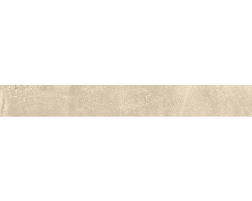 Feinsteinzeug Wandfliese New Concrete 7x60 cm beige matt Fliesenoberfläche in Steinoptik