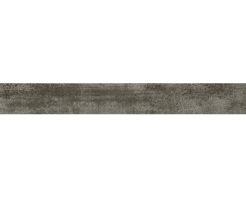 Feinsteinzeug Wandfliese New Concrete 7x60 cm anthrazit matt Nahaufnahme einer strukturierten Oberfläche