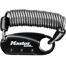 Master Lock Logo Spiralkabelschloss mit Zahlencode