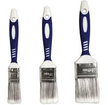 Drei Lackierpinsel in verschiedenen Größen