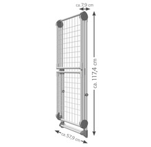 Abmessungen des Wäscheständers