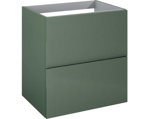 Waschbeckenunterschrank Jungborn Nonus 60x63,5x45,3 cm ohne Waschbecken forrest grün matt