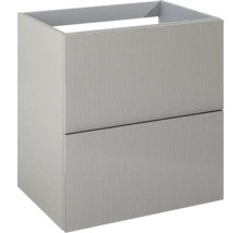 Waschbeckenunterschrank Jungborn Nonus 60x63,5x45,3 cm ohne Waschbecken fume matt