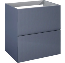 Waschbeckenunterschrank Jungborn Nonus 60x63,5x45,3 cm ohne Waschbecken navy blau matt