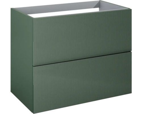 Waschbeckenunterschrank Jungborn Nonus 80x63,5x45,3 cm ohne Waschbecken forrest grün matt