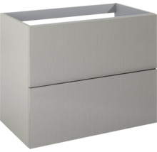 Waschbeckenunterschrank Jungborn Nonus 80x63,5x45,3 cm ohne Waschbecken fume matt