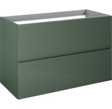 Waschbeckenunterschrank Jungborn Nonus 100x63,5x45,3 cm ohne Waschbecken forrest grün matt