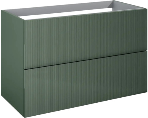 Waschbeckenunterschrank Jungborn Nonus 100x63,5x45,3 cm ohne Waschbecken forrest grün matt Waschbeckenunterschrank Jungborn Nonus 100x63,5x45,3 cm ohne Waschbecken forrest grün matt
