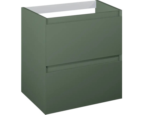 Waschbeckenunterschrank Jungborn DECEM 60x63,5x45,8 cm ohne Waschbecken forrest grün matt Waschbeckenunterschrank Jungborn DECEM 60x63,5x45,8 cm ohne Waschbecken forrest grün matt
