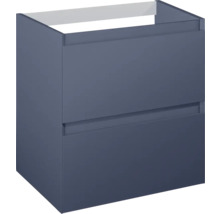 Waschbeckenunterschrank Jungborn DECEM 60x63,5x45,8 cm ohne Waschbecken navy blau matt