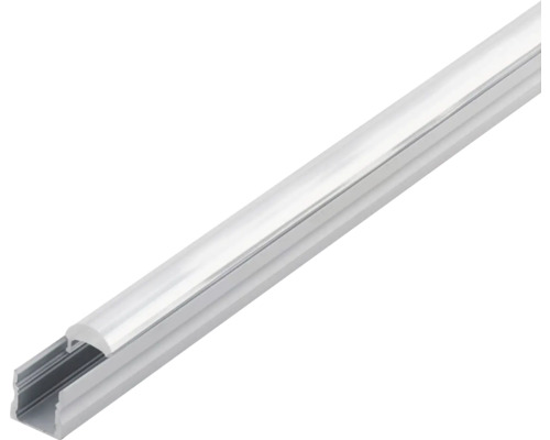 Alu-Kunststoffschiene Eglo SURFACE PROFILE 3, 1m, alu/transparent LED-Profil zur Montage von LED-Streifen
