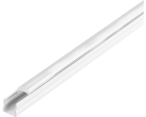 Alu-Kunststoffschiene Eglo SURFACE PROFILE 3, 2m, weiß/transparent Kunststoff-Kabelführungskanal