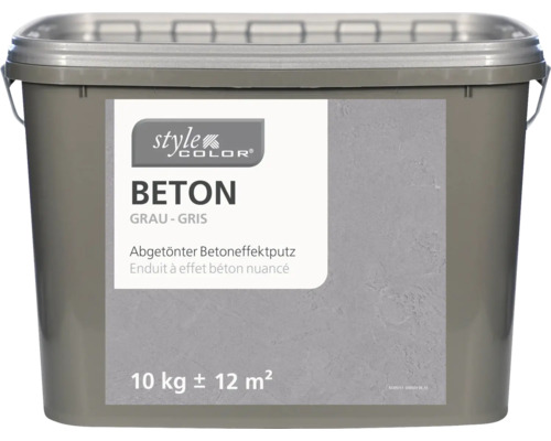 StyleColor BETON Abgetönter Betoneffektputz grau 10 kg Style Color Beton Effektputz, 10 kg