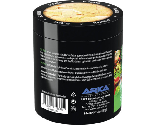 Arka Vita Flakes Flockenfutter für Zierfische in Dose