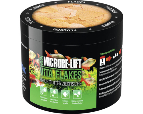 Microbe-Lift Vita Flakes Hauptfutter für Zierfische