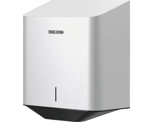 Händetrockner Stiebel Eltron Ultronic Premium 27,2x30,9 cm 540 Watt edelszahl Stiebel Eltron Logo Papierhandtuchspender aus Metall