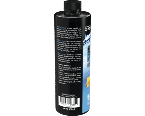 Flasche NO3 PO4 Control zur Nitrat- und Phosphatkontrolle im Meer- und Süßwasseraquarium, 473 ml