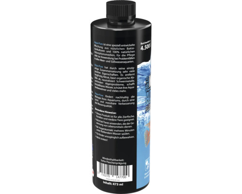Aqua-Pure Flüssiges Filtermaterial für Meer- und Süßwasseraquarien, 473ml