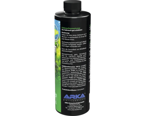 Flasche Algenmittel für Aquarien von Arka Biotechnologie