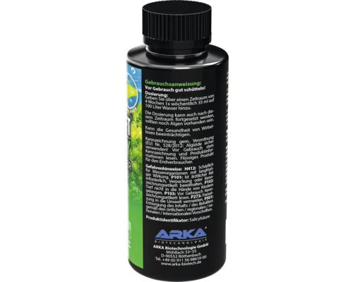 Flasche Algenmittel für Aquarien von ARKA Biotechnologie