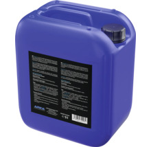 Blauer Kanister mit Wasseraufbereiter für Aquarien